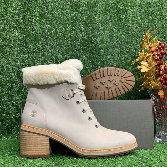 🆕 TIMBERLAND WOMEN'S SIENNA HIGH SHEARLING WP BOOT - Picture 2 of 9